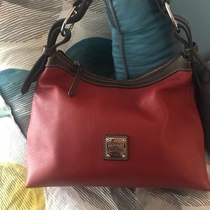 Dooney & Bourke Red Leather Shoulder Bag